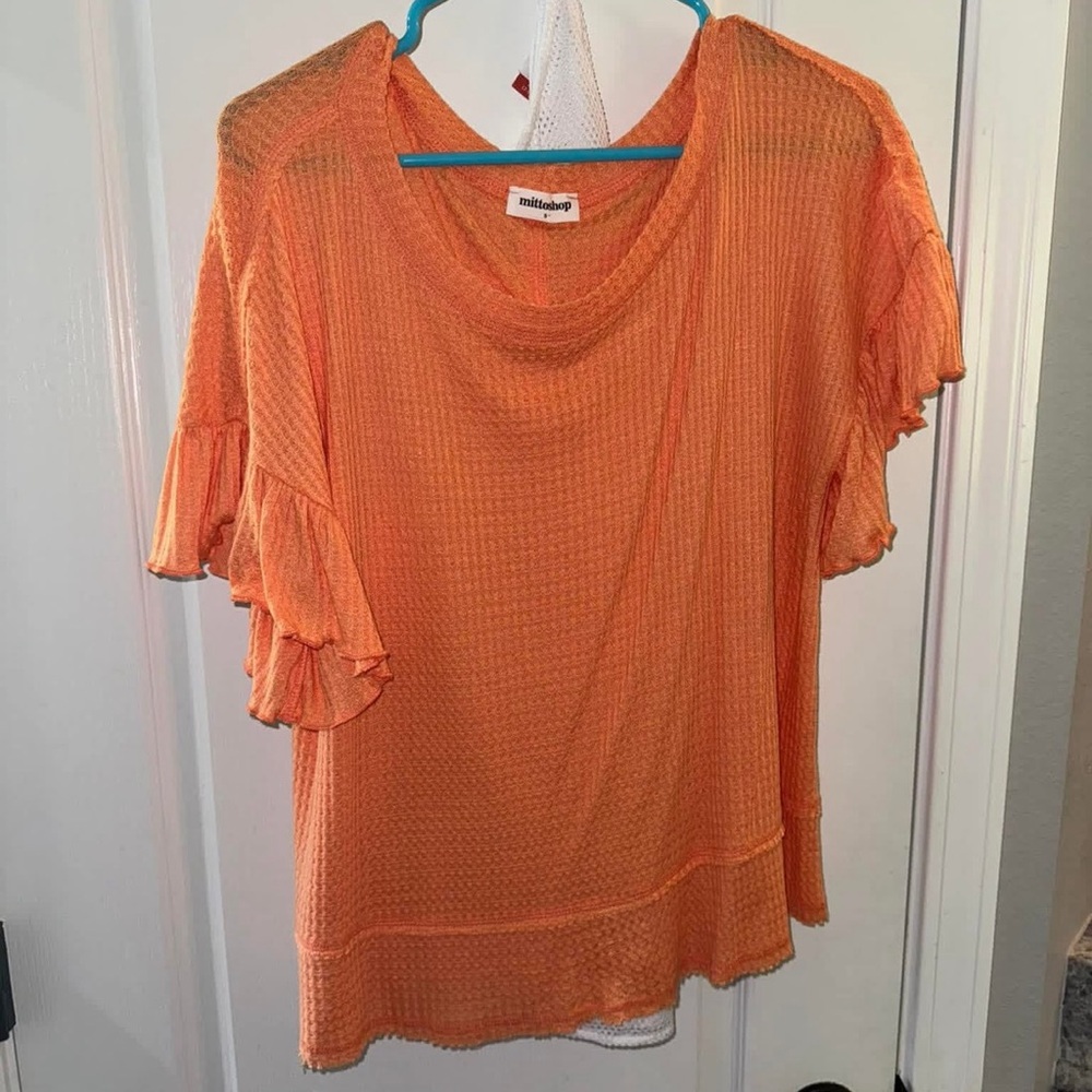 Orange blouse